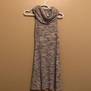 No comment turtle neck tank top dress